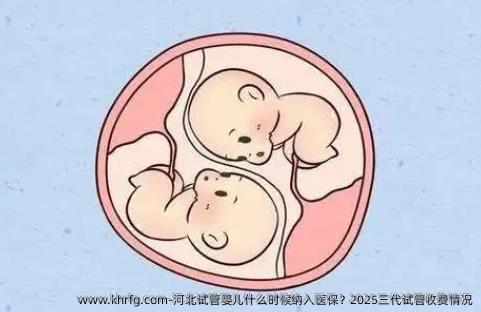 河北试管婴儿什么时候纳入医保？2025三代试管收费情况