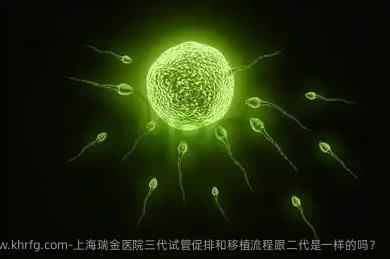 上海瑞金医院三代试管促排和移植流程跟二代是一样的吗？