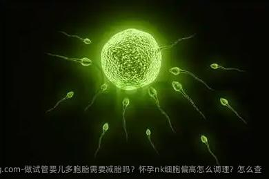 做试管婴儿多胞胎需要减胎吗？怀孕nk细胞偏高怎么调理？怎么查