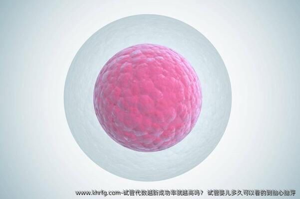 试管代数越新成功率就越高吗？ 试管婴儿多久可以看的到胎心胎芽