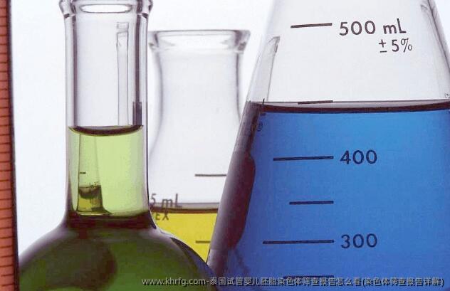 泰国试管婴儿胚胎染色体筛查报告怎么看(染色体筛查报告详解)