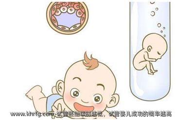 试管胚胎级别越低，试管婴儿成功的概率越高