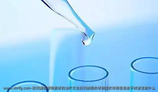 前列腺癌早期较好的治疗方法前列腺癌的早期症状有哪些患者平时要注意什么