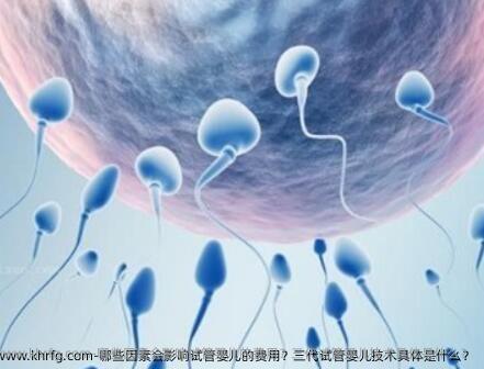 哪些因素会影响试管婴儿的费用？三代试管婴儿技术具体是什么？